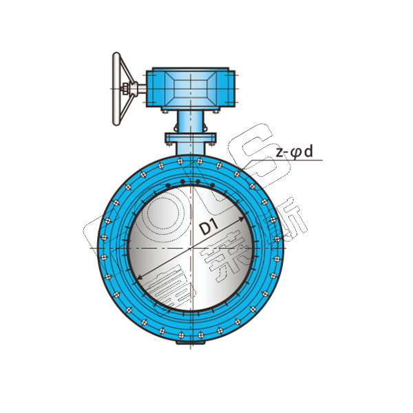 FLD341X-10 Flanged Butterfly Valve